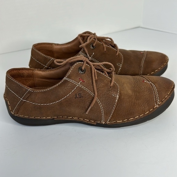 Josef Seibel Fergey 20 Brown Nubuck Leather Sneaker Shoe Size 40 - Picture 4 of 16